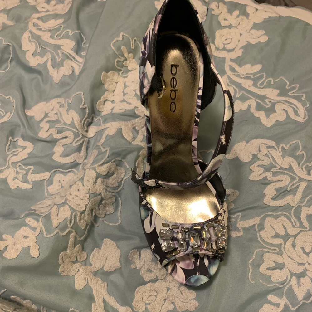 Floral Bebe shoes